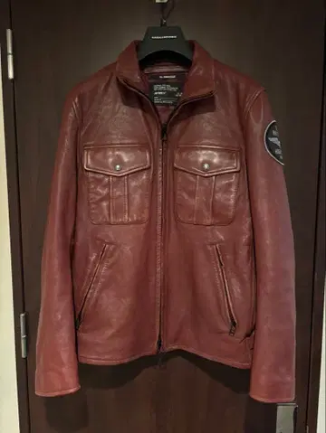 avirex 50th anniversary 가죽 플라이트 자켓 L