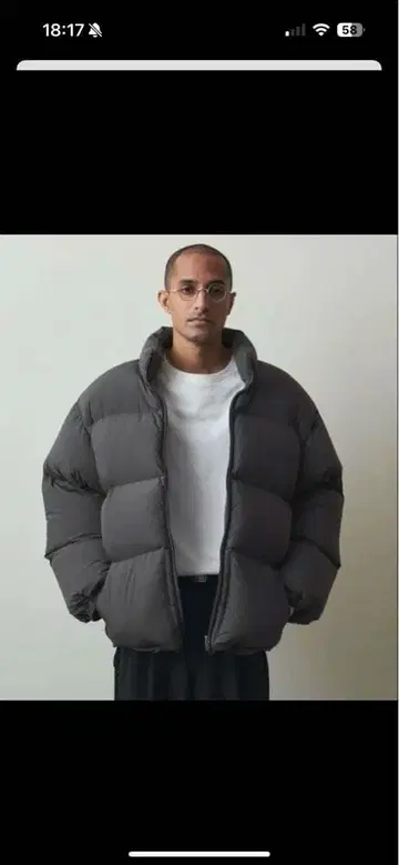 steven alan 그레이 다운 자켓