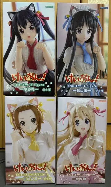 케이온! Trio-Try-iT 피규어 4개