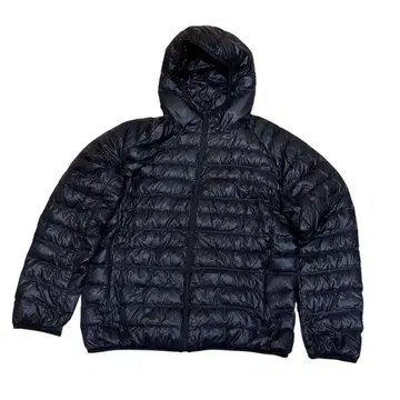 유니클로 다운 자켓 남성용 블랙 M