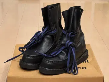 CABANE de ZUCCa 주카 소가죽 레더 부츠 블랙 정가 51700