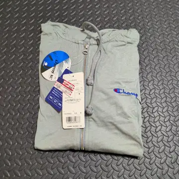 Champion 그레이 풀 집업 후드티 M