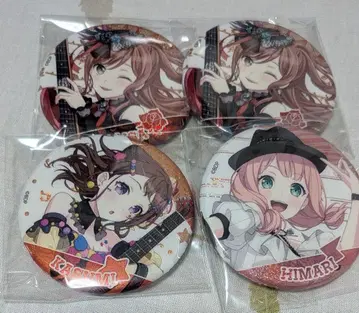 뱅드림 10th 캔뱃지 4개 세트