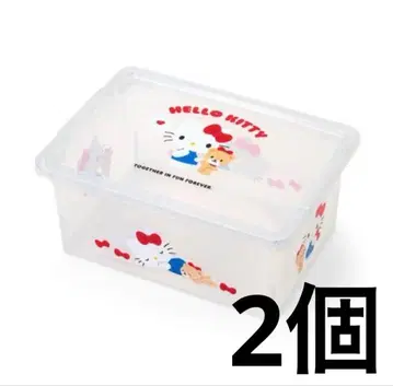 헬로키티 보관 케이스 S 라메 2개 세트