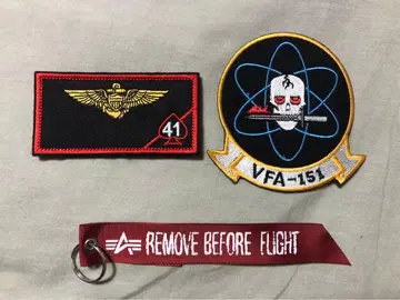 alpha industries 와펜 키링 택