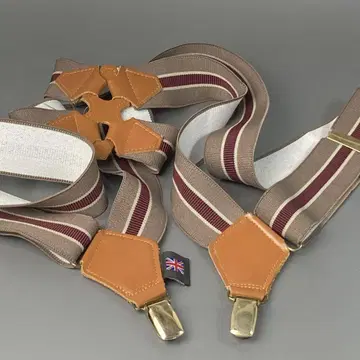 [ 영국제 ] BOSTON 보스턴 가죽 서스펜더