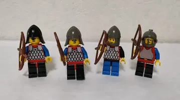 LEGO 미니 피규어 병사 5체