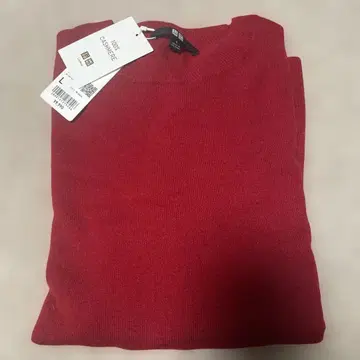 유니클로 UNIQLO 캐시미어 크루넥 스웨터 L 사이즈