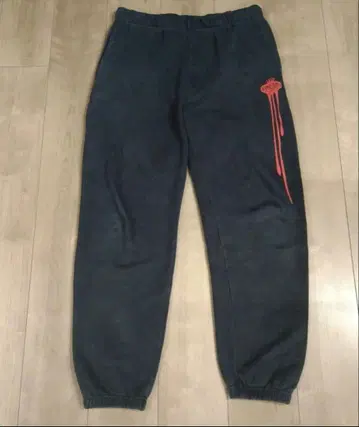 kingGnu 드립 로고 스웨트 팬츠 블랙