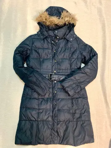 네이비 다운 자켓 퍼 포함