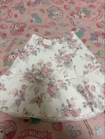 [ evelyn ] 꽃무늬 미니 플레어