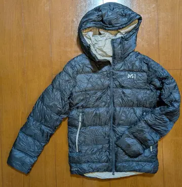 MILLET 남성용 다크 네이비 다운 자켓 후디 M