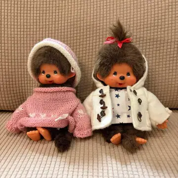 몽치치 2체 봉제 인형 세키구치