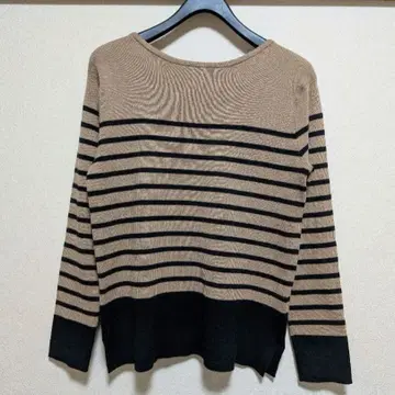 Spick and Span 스픽 앤 스팬 긴팔 보더 니트 스웨터