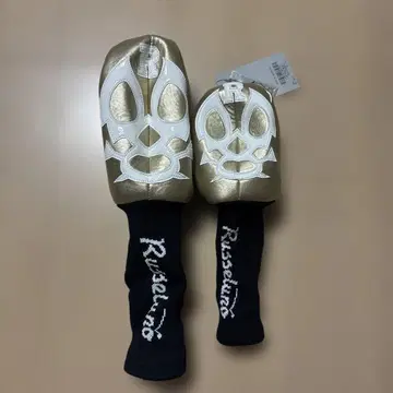 새상품 러셀노 Russeluno 골프헤드커버 골드