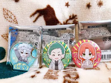 암살교실 요미우리랜드 캔뱃지 아크링 키링