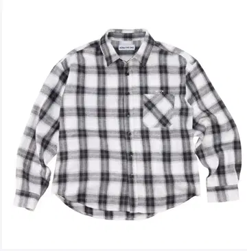 아이나 더 엔드 숨겨진 자수 사인 포함 체크 셔츠 (M 사이즈)
