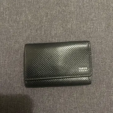 TAKEO KIKUCHI 메쉬 가죽 키케이스