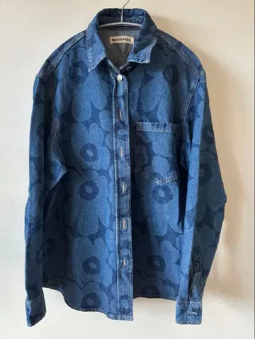 [ 새상품 ] marimekko 마리메꼬 마리 데님 셔츠 38 덤 포함!