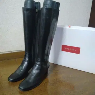 [ 새상품급 ] REGAL 리갈 블랙 롱 부츠 23cm