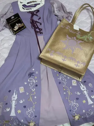 [ 새상품급 & 새상품 ] axss 라푼젤 원피스 시마무라 콜라보 SET