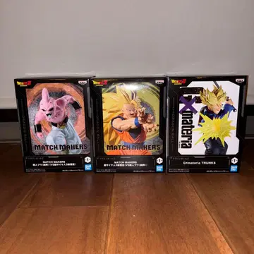 [드래곤볼 Z] 트랭크스 & 손오공 vs 마인부우 피규어 3종 세트