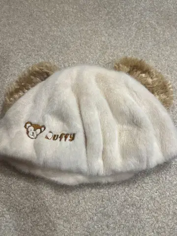 택 포함 새상품 더피 팬캡 모자 베레모 상하이 디즈니