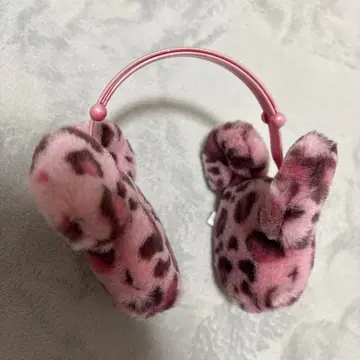 디즈니 레오파드 무늬 귀도리