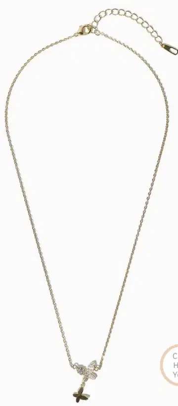 미사용 새상품 스텔라 할리우드 목걸이 버터플라이