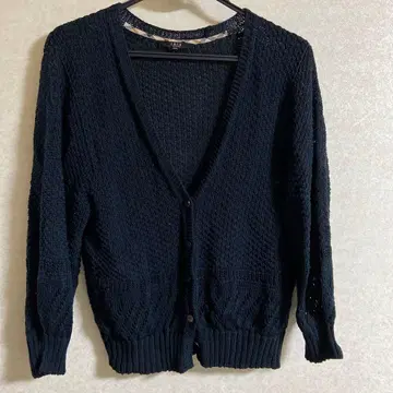 가디건 DAKS 블랙 BLACK 면 42