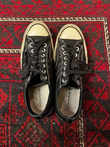 척테일러 레더 블랙 ct70