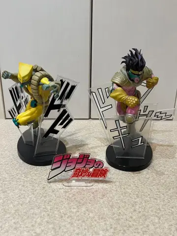 죠죠의 기묘한 모험 제일복권 피규어 더 월드 스타 플래티넘 2체 세트