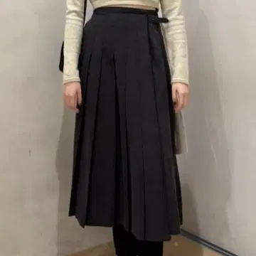 박스 턱 랩스커트