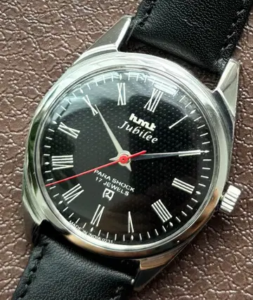 빈티지 남성용 손목시계 hmt 기계식 수동 와인딩