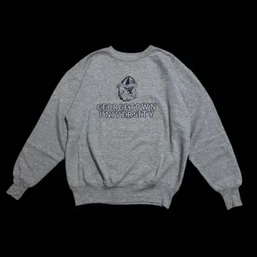 80s USA제 빈티지 맨투맨 불독 조지타운 맥트랙