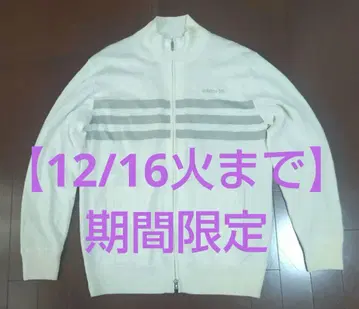 adidas 골프 스웨터 화이트 남성용 L