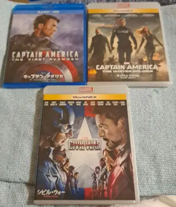 캡틴 아메리카 Blu-ray 3작품 세트