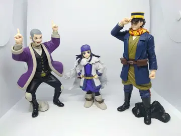 골든 카무이 아시리파 스기모토 시라이시 피규어 세트