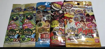 [ spacial 세트 A ] 요괴워치 메달팩 5팩 세트