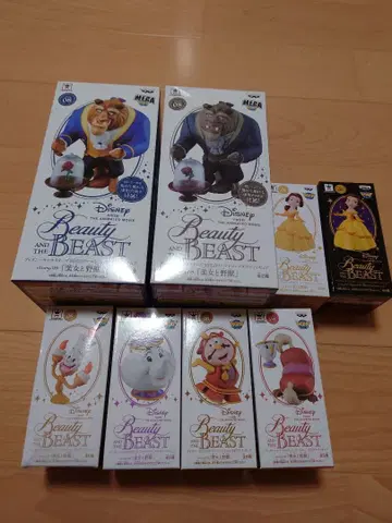 디즈니 캐릭터 월드 컬렉터블 피규어 [미녀와 야수] 8세트