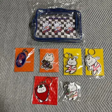 킷코짱 굿즈 세트 키링 파우치 스마트폰 링 fact 콜라보