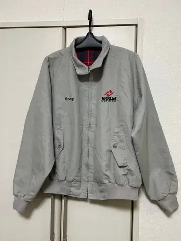 USA제 SPORTS MASTER 스윙탑 기업 로고 자수 XL 그레이