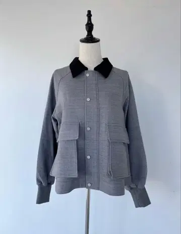 SALT+JAPAN 코듀로이 칼라 블루종 SALTPLUSJAPAN