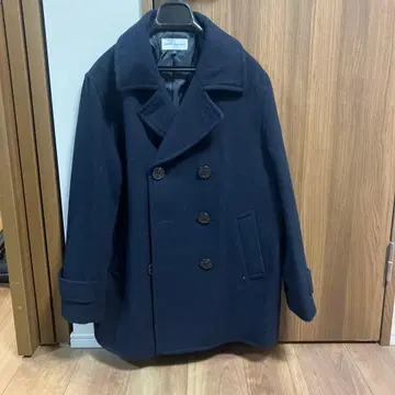 KANKO 하라주쿠 셀렉트 네이비 피 코트 M