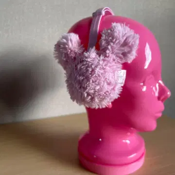 디즈니 귀도리 귀마개 미키 핑크