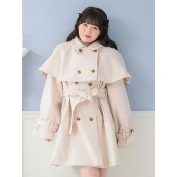 ems excite RETRO GIRL 멀티웨이 케이프 코트