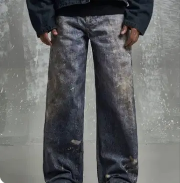 archive PAINT WASHED DENIM PANTS