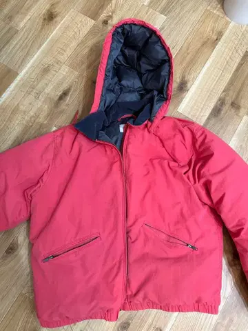 thisisneverthat 후드 부착 다운 자켓 L 레드