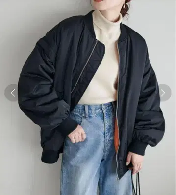 DISCOAT 소매 탈부착 가능 MA-1 2way