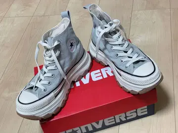 컨버스 트렉 웨이브 하이컷 스니커즈 23cm 통굽